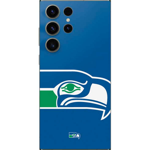 NFL Seattle Seahawks Retro Logo Galaxy S25 Ultra Skin